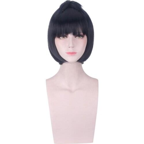 Cos Gift Cosplay Wig JOJOs Bizarre Adventure Bruno Bucciarati Sticky Finger Golden Wind Head Cosplay Wig Halloween Party Wigs