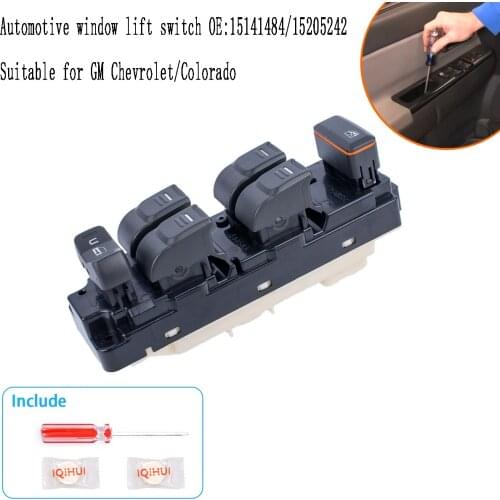 25779767 Power Window Lifter Master Control Switch Electric Regulator Button for GMC Canyon Chevrolet Colorado Hummer H3 H3T