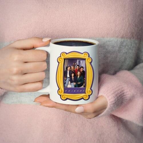 Friends I'll Be There For You 1Pcs 350ml Ceramic Mugs Leisure Beer Bar Coffee Cup Kitchen Milk Tea Water Cup Various Styles Gift