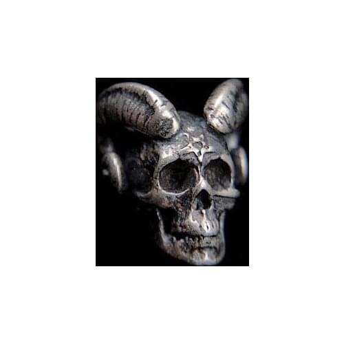 Creative Retro Skull Evil Spirit Satan Earrings Fashion Trend Goat Horn skull Earrings Hip Hop Punk Quality Party Accessories