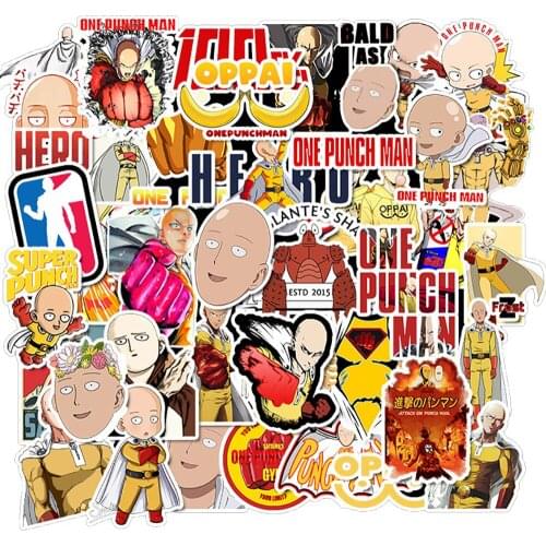 10/30/49PCS ONE PUNCH-MAN Anime Stickers Car Motorcycle Travel Luggage Guitar Fridge Laptop Waterproof Graffiti Cool Stickers