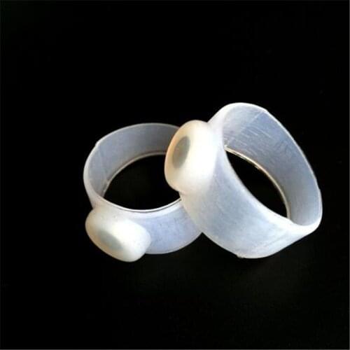 New 2Pcs/Lot Slimming Products Loss Weight Products Foot Massager Magnetic Toe Ring Fitness Orthotics no rebound Hot Sale