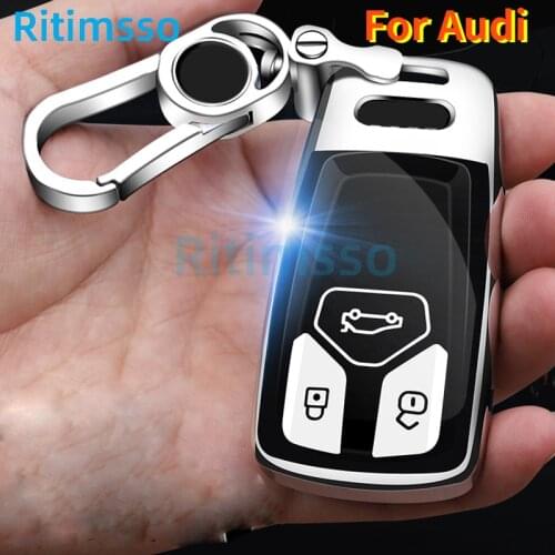 New Soft Tpu Car Key Cover Case Shell for Audi A6 A5 Q7 S4 S5 A4 B9 Q7 A4L 4m TT TTS RS 8S 2016 2017 2018 Accessories