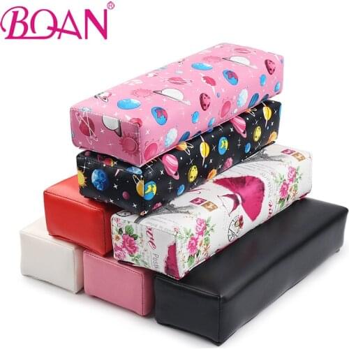 BQAN 6 Colors PU Leather Hand Rest Pillow Equipment Armrest Nails Hand Manicure Nails Pour Ongle Nail Cushion Pedicure