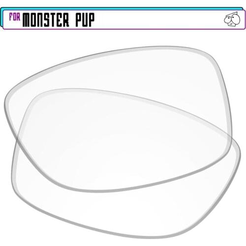 EZReplace Polarized Replacement Lenses for - Oakley Monster Pup Sunglasses - HD Clear