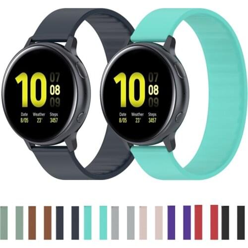 22mm Band For Huawei watch GT 42mm 46mm/watch3 pro/watch GT2 pro Silicone Elastic Belt For Samsung galaxy watch 3 Accessories