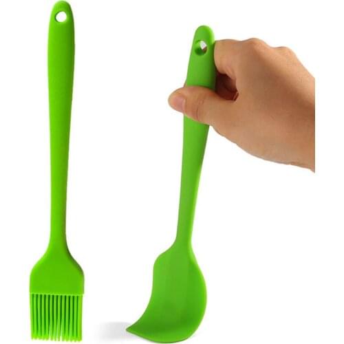 Cake Baking Brush Home Silicone Oil Brush Cream Baking Scraper Butter Cake Smoother Polisher Cake Decorating Tools Butter Mixer