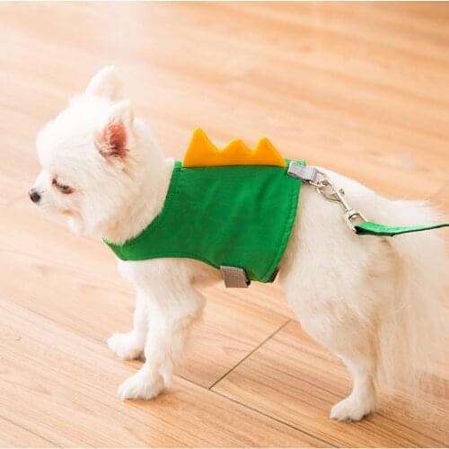 Adjustable Dog Leash Cat Harness Soft Small Dog Chest Strap Training Walking Pet Harness Breathable Collar Puppy Products