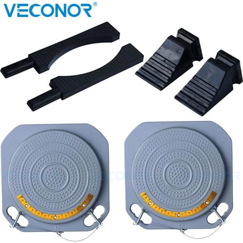 Wheel Aligner System Turnplates Turntables Radius Plates with Scale 10 Ton Load Capacity for Alignment Scissor Lift 4-Post Lift