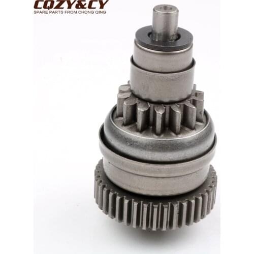 Starter bendix gear / starter clutch for Piaggio Beverly 125 Tourer Eu 3 Mic Sport Rst Carnaby Fly Eu3 125cc 100254730 14T/40T