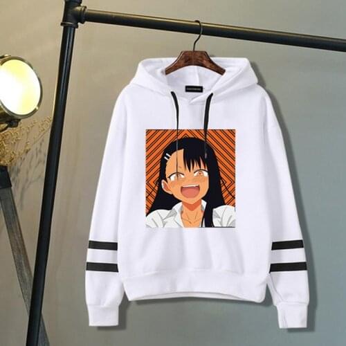 Nagatoro Print Women Hoodies Funny Sweatshirts for Women Casual Hoodies Streatwear Funny Nagatoro Femme Clothing Girl Sweatshirt