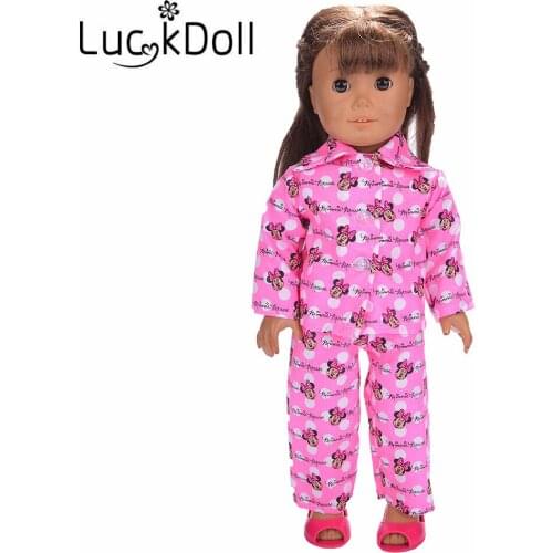 6 sets of popular handmade pajamas For 18inch -,best gift for children(only clothes)N533-N538