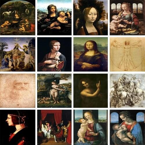 Famous Painter Da Vinci Series 5D DIY Diamond Painting Full Square/Round Diamond Embroidery Sale Picture of Rhinestones Painting