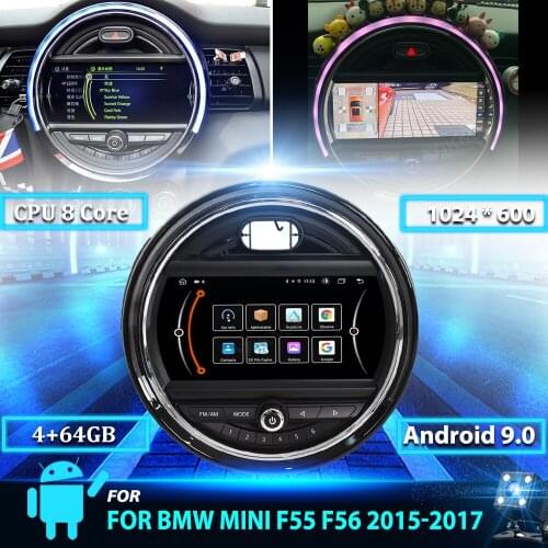 DVD Player Android Car Stereo GPS Navigation For BMW Mini F55 F56 2015-2017 CAR Radio Headunit WIF Carplay 2din