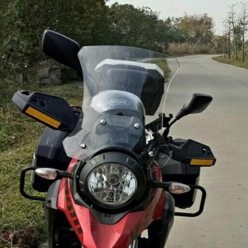 DL250 Motorcycle Clear Windshield WindScreen Wind Shield Front Glass Deflectors for Suzuki DL 250