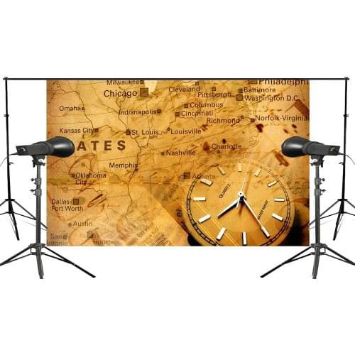 Ancient Art Wallpaper Wall Painting World in Different Rotating Studio Retro Photography Background 150x220cm