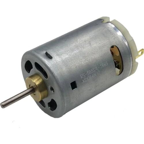 MABUCH RS-385SA-1885 DC Carbon brush motor DIY Hair Dryer 6V 12V permanent magnet motor 4500rpm - 9850 rpm
