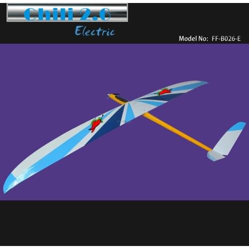 FlyFly Hobby Geronimo Electric Glider 2600mm ARF without electronic part RC fiberglass Sailplane