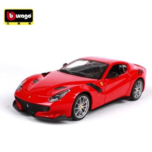 Diecast 1:24 Scale Bburago F12 tdf Sports Car Simulation Alloy Car Model Display Adult Collection Souvenir Toy Show