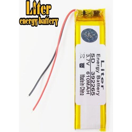 392265 3.7V 610mah Lithium polymer Battery with Protection Board For MP4 GSP PSP Digital Products Free S