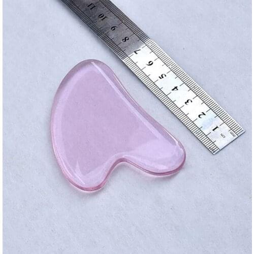 Hot Natural Jade Gua sha Stone Board Massage Rose Quartz Guasha Plate Jade Face Massager Scrapers Tools For Face Neck Back Body