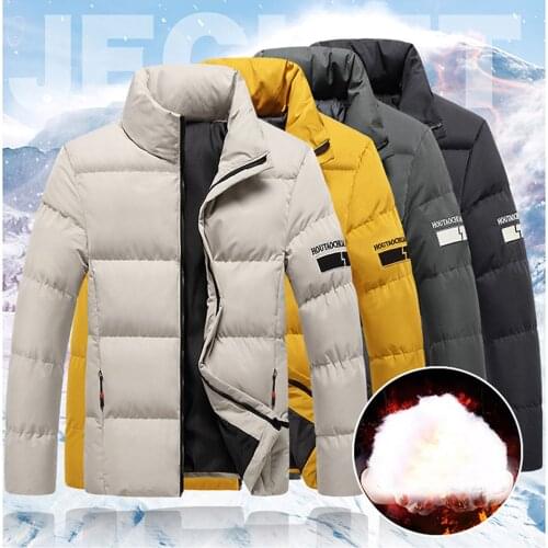 DAIGELO New Nice Men Winter Jacket Warm Turtleneck Softshell For Windproof Soft Coat Shell Jacket Casual Windbreaker Men Jacket
