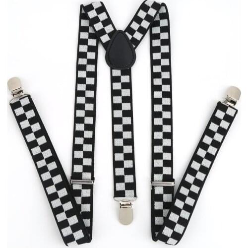 New Y Shape Elastic Clip-on Suspenders 3 Clip Pants Braces Adjustable Elasticated Adult Suspender Straps Unisex Women Men
