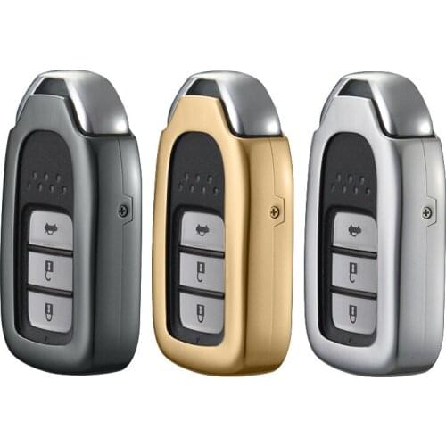 New 3D Aluminum Alloy Car Key Case Key Cover case Smart Key Shell For Honda Civic CR-V Accord XR-V Spirior 2/3/4 Buttons