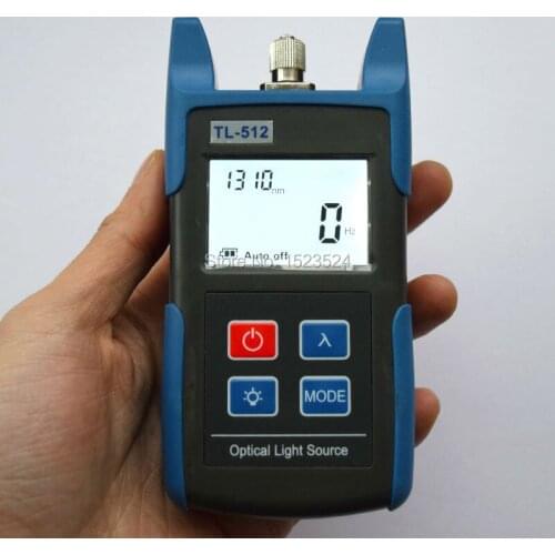 Free Shipping TL512 1310/1550nm Singlemode Handheld Optical Fiber Optic Light Source