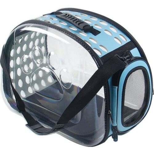 Transparent Pet Cat Dog Carrier Bag Space Capsule Foldable Breathable Pet Travel Bag Outdoor Backpack Travel Carrying Handbag