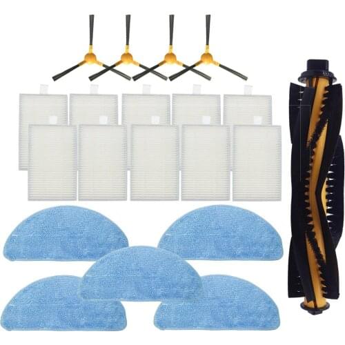 Roller Brush Side brush HEPA MopS Set For Liectroux C30B /Proscenic 800T Filter robot vacuum cleaner parts
