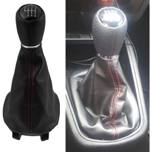 For Seat Leon 1M1 Toledo II MK2 1998 1999 2000 2001 2002 2003 2004 2005 2006 5/6 Speed Gear Shift Knob Gaiter Boot Cover Collar