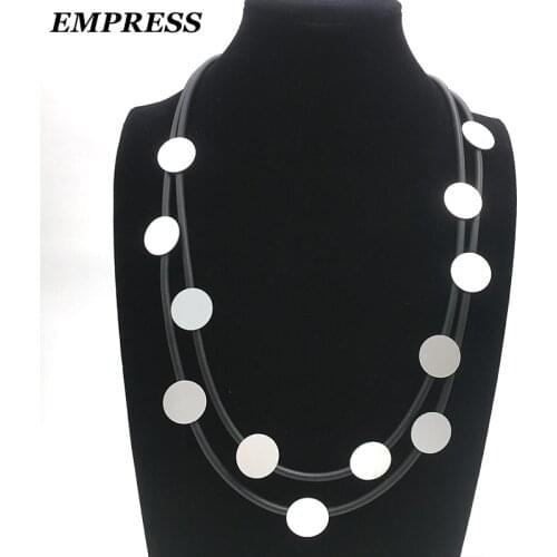 Moana Collares Kolye Empress New Brand Designs Diy Glamour Jewelry Women Goth Handmade Retro Soft Foam Necklace Party Gifts
