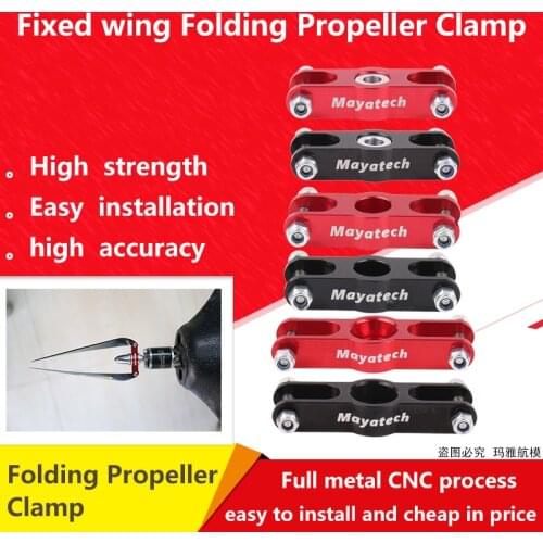 Mayatech Folding Propeller Seat/Propeller Clamp/Propeller Seat Suitable for Fixed Wing Threaded Propeller Shaft