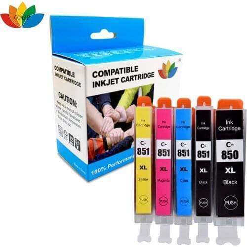 PGI 850XL CLI 851XL Compatible Ink Cartridge for Canon Pixma IP7280 MX728 MX928 MG5480 MG6380 MG6400 MG7180 pgi850 cli851