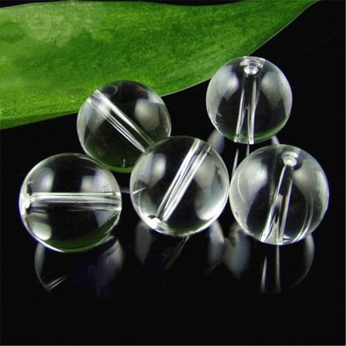 30pcs/lot 30mm Clear Color Glass Crystal Beads Pendant for Chandelier Part, Curtain Beads Accessories Glass Ball with One Hole