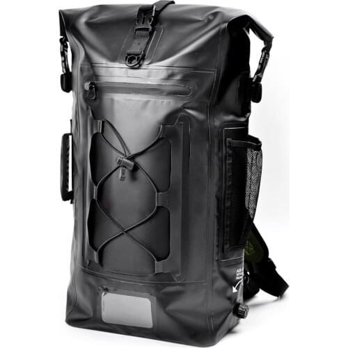 Motorcycle Bag Full Waterproof Hiking Backpack Tail Saddle Bag Moto Riding Rear Package Helmet Bag Motorbike 35-55L Capacity