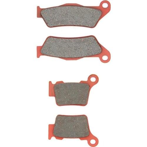 MEXITAL Motorcycle Brake Pads Front Rear for KTM EXC 125 300 450 500 Six Days (11-18) / EXC 400 450 Racing (04-07) 181-368-1
