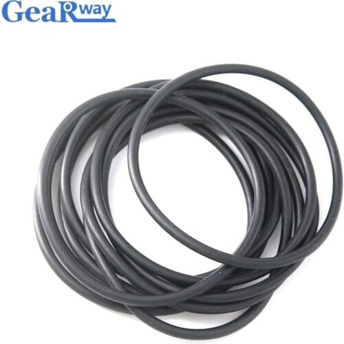 O Ring Seal 5.7mm CS Black NBR O Ring Seals Rubber 175/180/185/190/250/255mm OD 70SH Hardness Rubber O Ring Seals Gasket