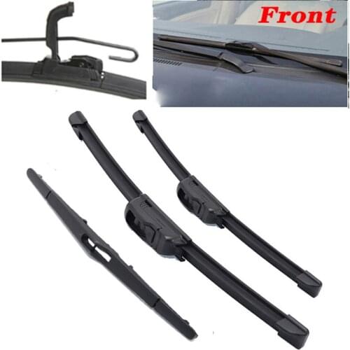 Car Front & rear Windshield Windscreen Wiper Blades For KIA Picanto Morning 2004 2005 2006 2007 2008 2009 2010 2011 SA
