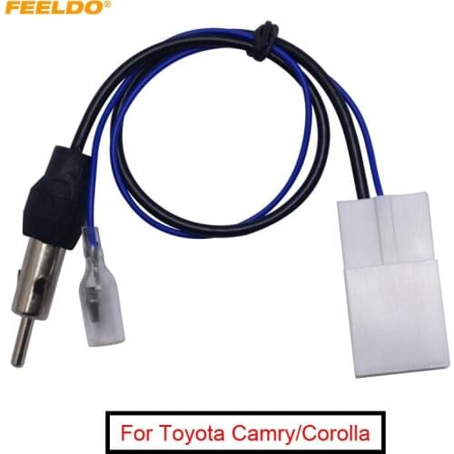 FEELDO 1Pc Car Radio Wire Cable Harness For TOYOTA Female Connector Antenna Adapter #AM4796