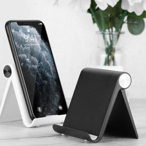 Adjutable Mobile Phone Holder For iPhone 12 iPad Xiaomi Desk Tablet Stand Portable Bracket Anti-Slip Holder For Phone Support