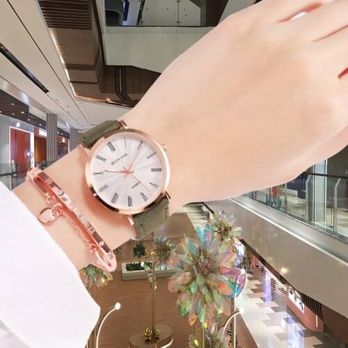 2021 Womens Watches Casual Leather Belt Watches Simple Ladies Analog Quartz Clock Luxury Fashion Dress Watch Women Reloj mujer