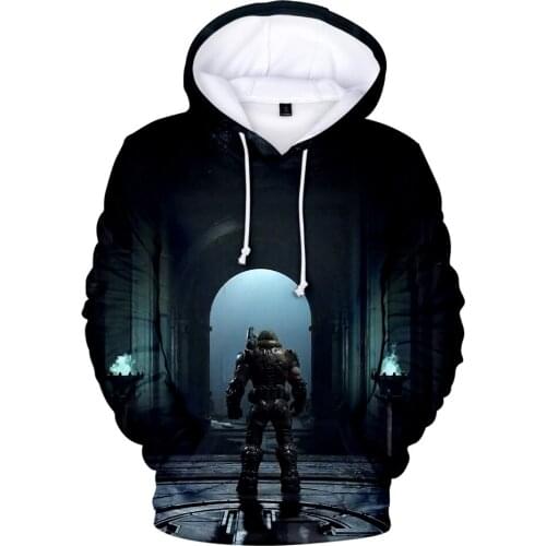 Doom Eternal 3D Hoodies Men Women Hot Sale Fashion Harajuku Game Hoodies 3D Print Doom Eternal High Quality Casual Sweatshirts