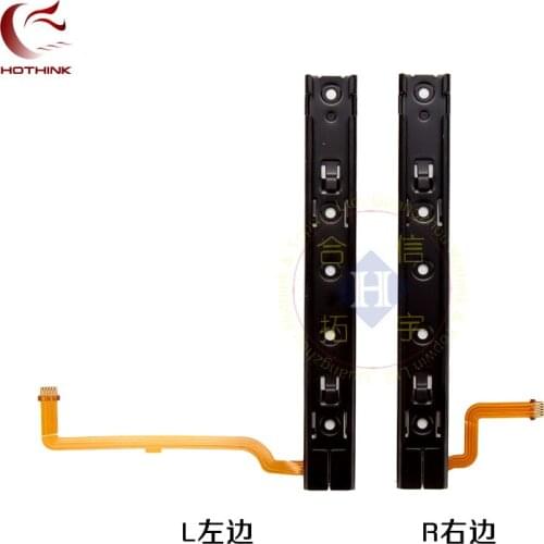 HOTHINK for NS Left Right Slider Flex Cable Strip For Nintend Switch Joy Con Parts L R Switch Middle Button Holder