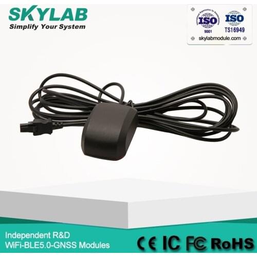 SKYLAB High Accurate Precision Low Power Consumption G-Mouse GPS Receiver SKM51 Micro-fit 3.0 GPS Antenna GPS Data Logger