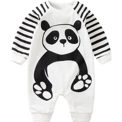 Baby Boy Romper Jumpsuit Babies Clothing New Born Girl Clothes Fall Children Overalls Newborn Boutique Panda Costume Pajamas