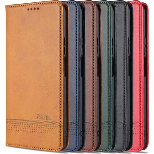 AZNS Leather Flip Case For VIVO Y3S Y17 Y30 Y20 Y50 Y52S Y70S Y51S Y72 Y73S S7E iQOO U1 Z3 U1X Wallet Cards Stand Phone Cover