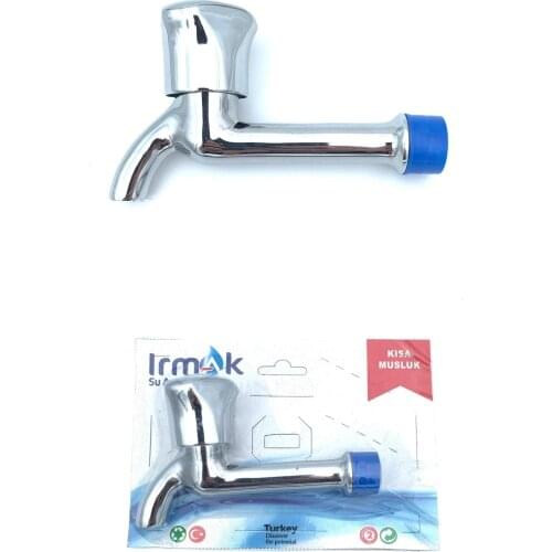 Outdoor Tap Garden Valve Short Spout Tap Chrome for Small Sinks, Bathrooms, and Washing Machine - Rust-Free