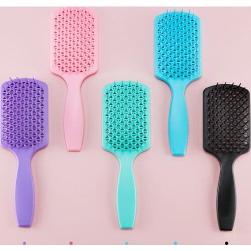 New Wide Teeth Air Cushion Combs Women Scalp Massage Comb Hair Brush Supple Hair Hollowing Out Home Salon DIY Hairdressing Tool
